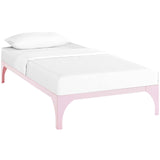 Modway Furniture Ollie Twin Bed Frame Pink 75 x 39 x 11