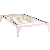 Modway Furniture Ollie Twin Bed Frame Pink 75 x 39 x 11