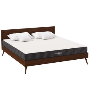 Modway Furniture Aveline 8" King Mattress - Cool Gel-Infused Memory Foam for Comfort, Support & Motion Isolation MOD-5490-WHI