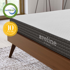 Modway Furniture Aveline 6" King Mattress - Gel-Infused Memory Foam for Cool, Restorative Sleep & Pressure Relief MOD-5491-WHI