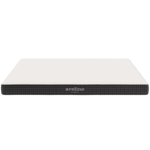 Modway Furniture Aveline 6" King Mattress - Gel-Infused Memory Foam for Cool, Restorative Sleep & Pressure Relief MOD-5491-WHI