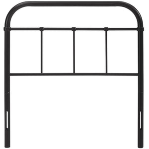 Modway Furniture Serena Twin Steel Headboard by Modway - Vintage-Inspired Farmhouse Design for Timeless Elegance Brown MOD-5534-BRN