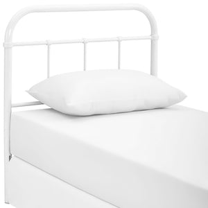 Modway Furniture Serena Twin Steel Headboard by Modway - Vintage-Inspired Farmhouse Design for Timeless Elegance White MOD-5534-WHI