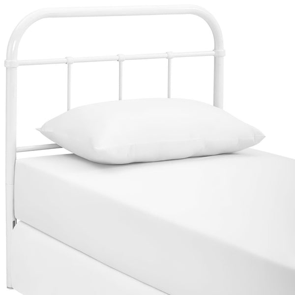 Modway Furniture Serena Twin Steel Headboard by Modway - Vintage-Inspired Farmhouse Design for Timeless Elegance White MOD-5534-WHI