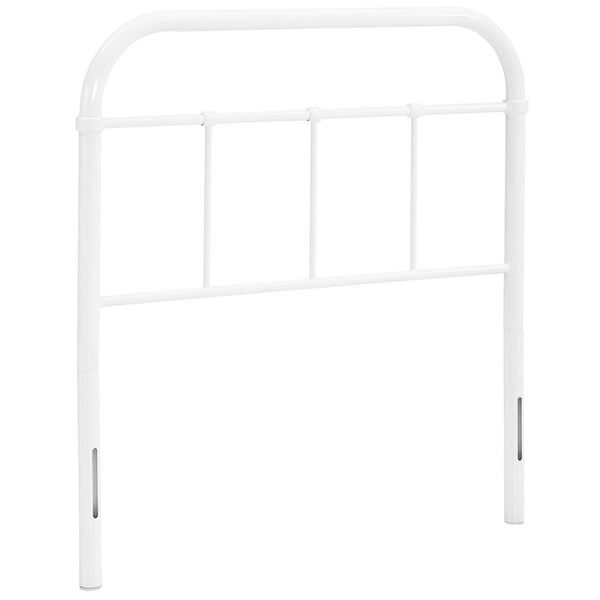Modway Furniture Serena Twin Steel Headboard by Modway - Vintage-Inspired Farmhouse Design for Timeless Elegance White MOD-5534-WHI