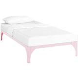 Modway Furniture Ollie Twin Bed Frame Pink 39 x 75 x 11