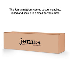 Modway Furniture Jenna 10" Queen Hybrid Mattress with Pocket Coils & Foam - Cool, Supportive Sleep for All Types MOD-5770-WHI