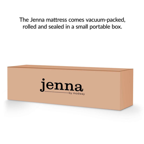 Modway Furniture Jenna 10" Queen Hybrid Mattress with Pocket Coils & Foam - Cool, Supportive Sleep for All Types MOD-5770-WHI