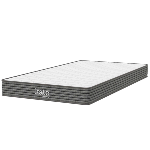 Modway Furniture Kate 6" Twin Mattress - Lightweight Comfort with Bonnell Springs for Kids, Guests & Small Spaces MOD-5772-WHI