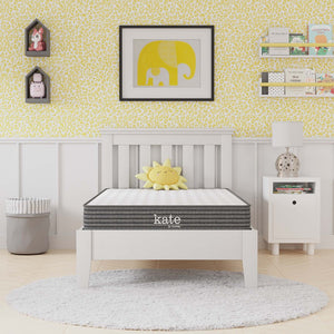 Modway Furniture Kate 6" Twin Mattress - Lightweight Comfort with Bonnell Springs for Kids, Guests & Small Spaces MOD-5772-WHI