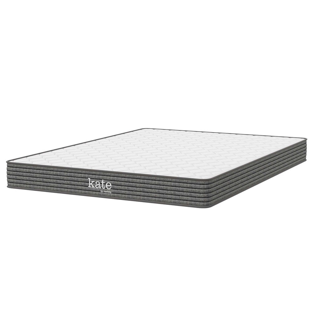 Modway Furniture Kate 6" Full Mattress by Modway - Enhanced Comfort, Spring Support, and Easy Setup for Restful Sleep MOD-5773-WHI