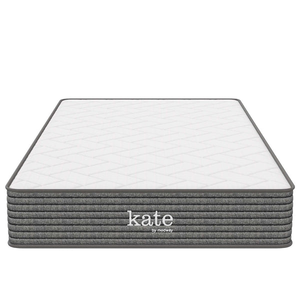 Modway Furniture Kate 8" Twin Mattress by Modway - Premium Support & Comfort for Kids, Guests, or Compact Spaces MOD-5776-WHI