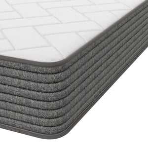 Modway Furniture Kate 8" Full Mattress by Modway - Pressure-Relieving Comfort, Durable Support & Easy Setup Included! MOD-5777-WHI