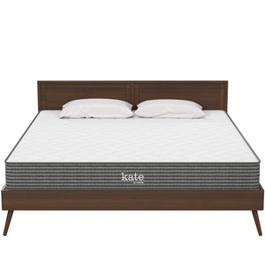 Modway Furniture Kate 8" King Mattress by Modway - Plush Comfort with Bonnell Spring Support for Restorative Sleep MOD-5779-WHI