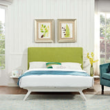 Modway Furniture Tracy 3 Piece Queen Bedroom Set White Green 84 x 94.5 x 43