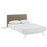 Modway Furniture Tracy 3 Piece Queen Bedroom Set White Latte 84 x 94.5 x 43