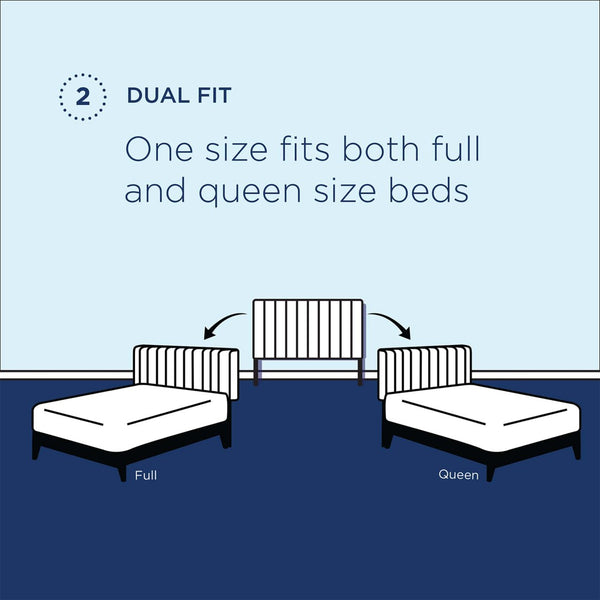 Modway Furniture Paisley Tufted Faux Leather Headboard for Full/Queen Beds - Elegant Design, Comfort & Stability MOD-5854-BLK