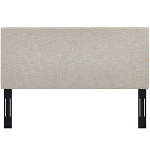 Modway Furniture Taylor Upholstered Linen Fabric Headboard for King & California King Beds - Stylish & Comfortable Design Beige MOD-5883-BEI