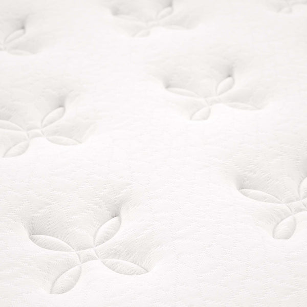 Modway Furniture Jenna 10" Hybrid California King Mattress - Comfort Foam & Supportive Innerspring for Restful Sleep MOD-6080-WHI