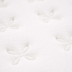 Modway Furniture Jenna 14" Hybrid Twin Mattress - Innerspring & Foam for Ultimate Support, Pressure Relief & Cooling MOD-6082-WHI