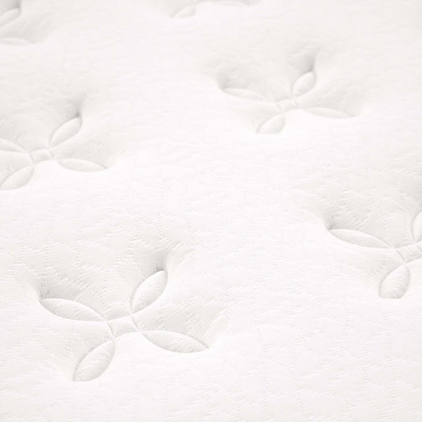 Modway Furniture Jenna 14" Hybrid Queen Mattress - Innerspring & Foam for Ultimate Comfort, Support, and Cool Sleep MOD-6084-WHI