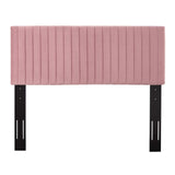 Modway Furniture Keira Full / Queen Performance Velvet Headboard Dusty Rose 3.5 x 62 x 43.5 - 55.5