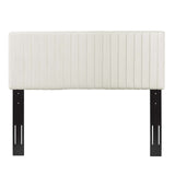 Modway Furniture Keira Full / Queen Performance Velvet Headboard Ivory 3.5 x 62 x 43.5 - 55.5