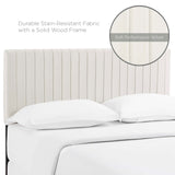 Modway Furniture Keira Full / Queen Performance Velvet Headboard Ivory 3.5 x 62 x 43.5 - 55.5