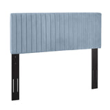 Modway Furniture Keira King/California King Performance Velvet Headboard Light Blue 3.5 x 78.5 x 43.5 - 55.5