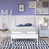 Jenna 8" Innerspring and Foam Narrow Twin Mattress White MOD-6132-WHI