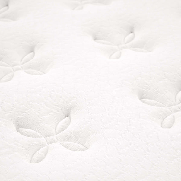 Modway Furniture Jenna 8" Hybrid Innerspring and Foam Narrow Twin Mattress - Comfortable Support for Restful Sleep MOD-6132-WHI