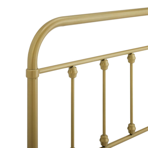 Modway Furniture Sage Metal Full Headboard by Modway - Vintage-Inspired Design for Stylish Bedroom Makeover Gold MOD-6153-GLD