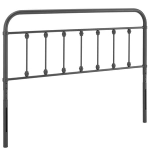 Modway Furniture Sage Metal Full Headboard by Modway - Vintage-Inspired Design for Stylish Bedroom Makeover Gray MOD-6153-GRY