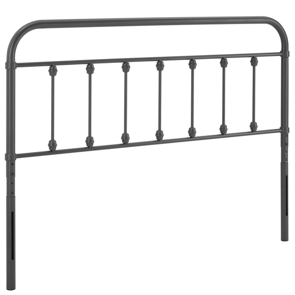 Modway Furniture Sage Metal Full Headboard by Modway - Vintage-Inspired Design for Stylish Bedroom Makeover Gray MOD-6153-GRY