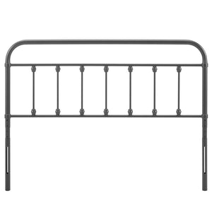 Modway Furniture Sage Metal Full Headboard by Modway - Vintage-Inspired Design for Stylish Bedroom Makeover Gray MOD-6153-GRY