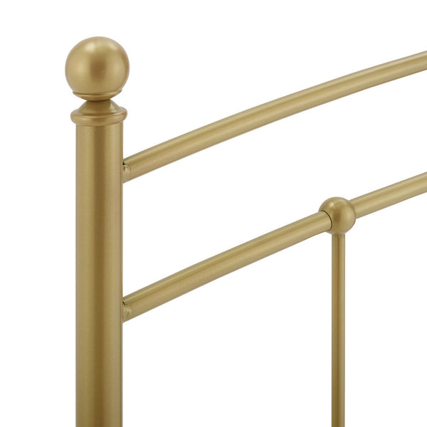 Modway Furniture Abigail Metal Full Headboard – Timeless Farmhouse Charm with Vintage-Modern Style for Bedrooms Gold MOD-6157-GLD