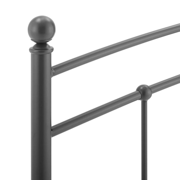 Modway Furniture Abigail Metal Full Headboard – Timeless Farmhouse Charm with Vintage-Modern Style for Bedrooms Gray MOD-6157-GRY
