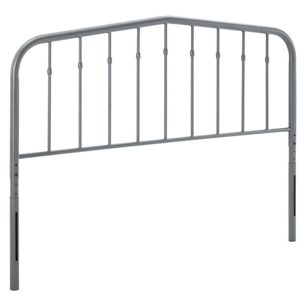 Modway Furniture Lennon Metal Twin Headboard by Modway - Timeless Cottage Charm with Durable Design for Any Room Gray MOD-6164-GRY