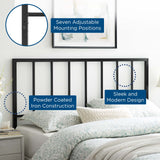 Modway Furniture Tatum Twin Metal Headboard MOD-6168-BLK