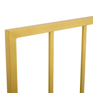 Modway Furniture Tatum Iron Spindle Headboard by Modway Slim Modern Frame for Full Beds Yellow MOD-6169-GLD