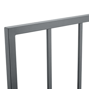Modway Furniture Tatum Iron Spindle Headboard by Modway Slim Modern Frame for Full Beds Gray MOD-6169-GRY
