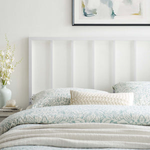 Modway Furniture Tatum Queen Headboard by Modway Spindle Iron Frame Contemporary Bedroom Accent White MOD-6170-WHI