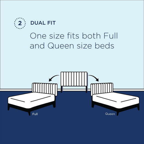 Modway Furniture Veronique Performance Velvet Full/Queen Headboard - Vintage Glamour Meets Modern Comfort and Style White MOD-6207-WHI
