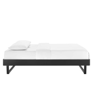 Modway Furniture Billie Full Platform Bed Frame – Mid-Century Modern Design, Durable Wood Construction & Easy Setup Black MOD-6213-BLK