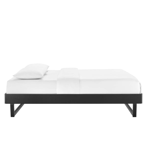 Modway Furniture Billie Full Platform Bed Frame – Mid-Century Modern Design, Durable Wood Construction & Easy Setup Black MOD-6213-BLK