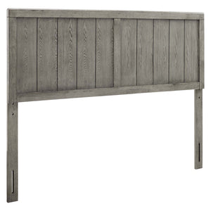 Modway Furniture Robbie Twin Headboard by Modway - Mid-Century Design for Stylish Guest and Kids' Rooms Gray MOD-6216-GRY