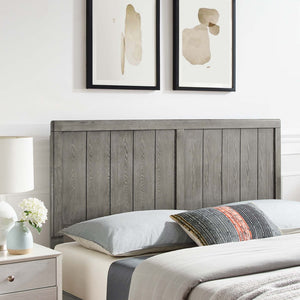 Modway Furniture Robbie Twin Headboard by Modway - Mid-Century Design for Stylish Guest and Kids' Rooms Gray MOD-6216-GRY
