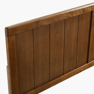 Modway Furniture Robbie Wood Full Headboard - Modern Mid-Century Design for Stylish Bedrooms and Guest Rooms Walnut MOD-6217-WAL