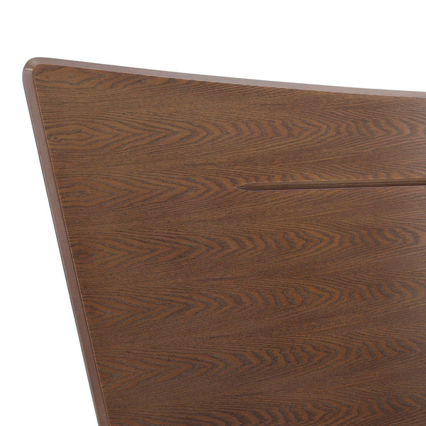 Modway Furniture Astra Wood Queen Platform Bed - Mid-Century Modern Design, Sturdy Support & Stylish Warmth MOD-6250-WAL