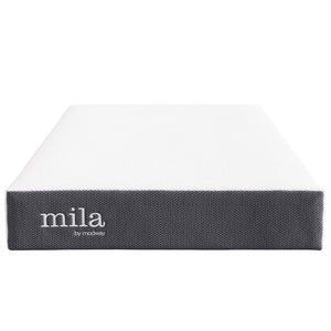 Modway Furniture Mila 8" Twin Mattress - Cooling Memory Foam for Ultimate Comfort in Kids' Rooms, Dorms, and Guests MOD-6256-WHI